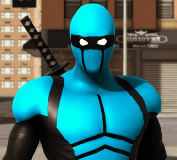 blue-ninja:-superhero-game